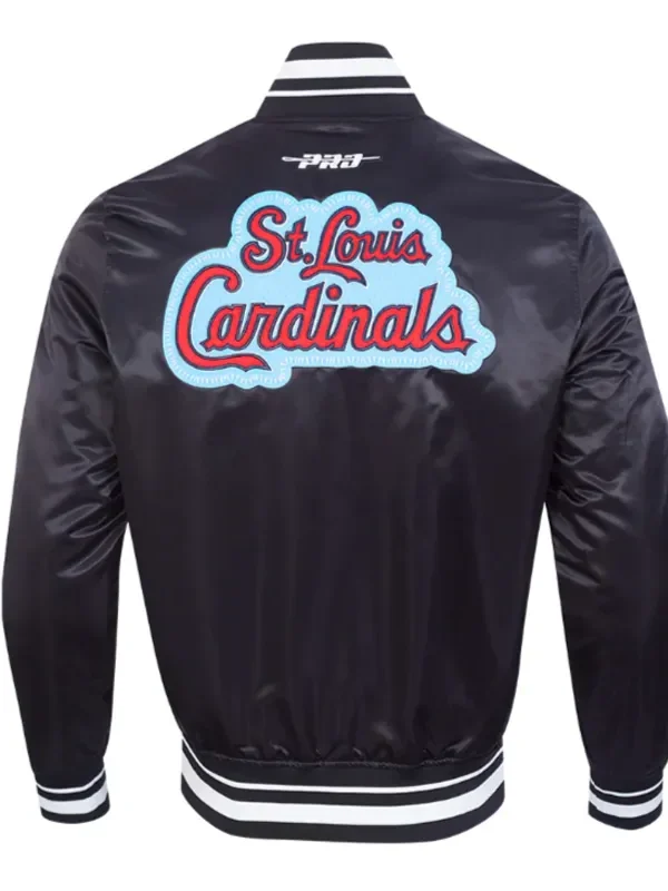 St. Louis Cardinals Diy Pick Stitch Classic Rib Satin Jacket