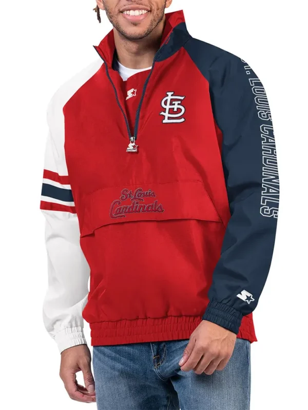 St. Louis Cardinals Elite Half Zip Pullover Jacket