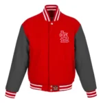 St. Louis Cardinals Embroidered Varsity Red All-Wool Jacket