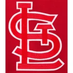 St. Louis Cardinals Embroidered Varsity Red All-Wool Jacket