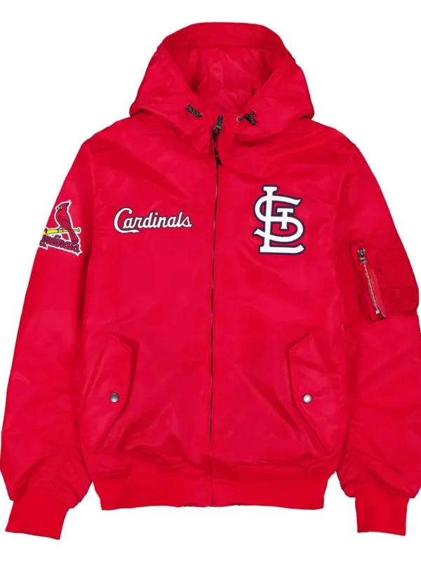 St. Louis Cardinals Historic L-2B Hooded Bomber Jacket