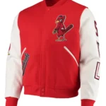 St. Louis Cardinals Letterman Red and White Two Tone Jacket
