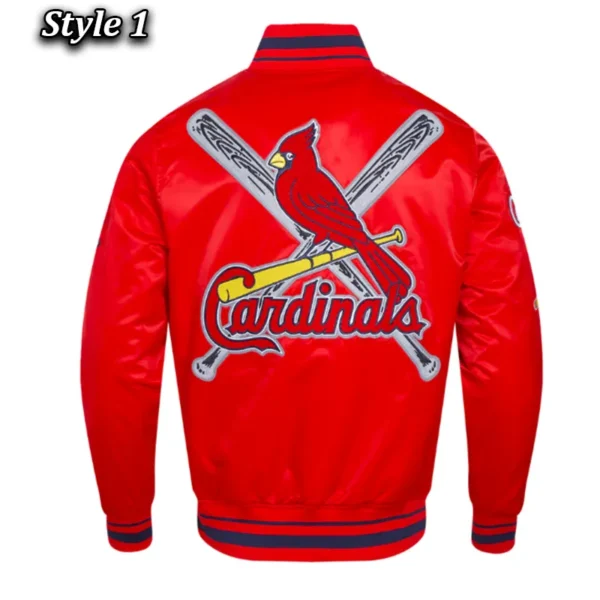 St. Louis Cardinals Mashup Classic Rib Satin Jacket
