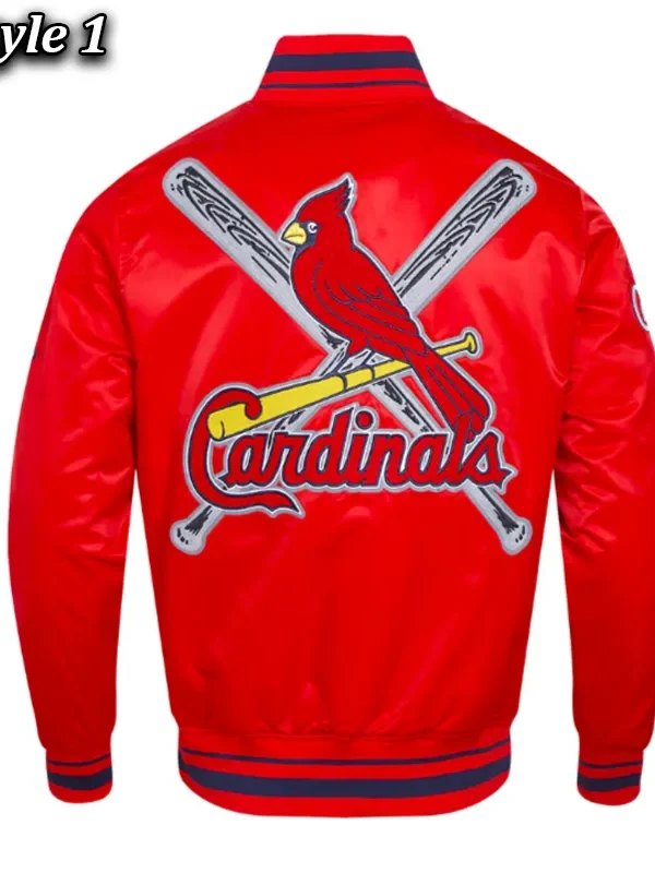 St. Louis Cardinals Mashup Classic Rib Satin Jacket