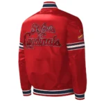 St. Louis Cardinals Midfield Red Satin Jacket