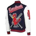 St. Louis Cardinals Navy Mash Up Varsity Jacket