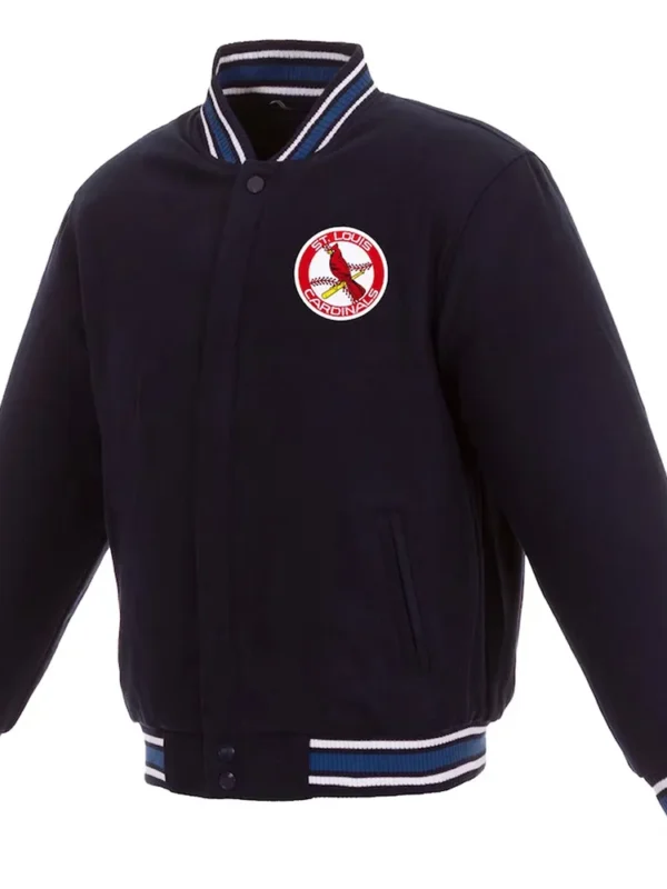 St. Louis Cardinals Navy Wool Varsity Jacket