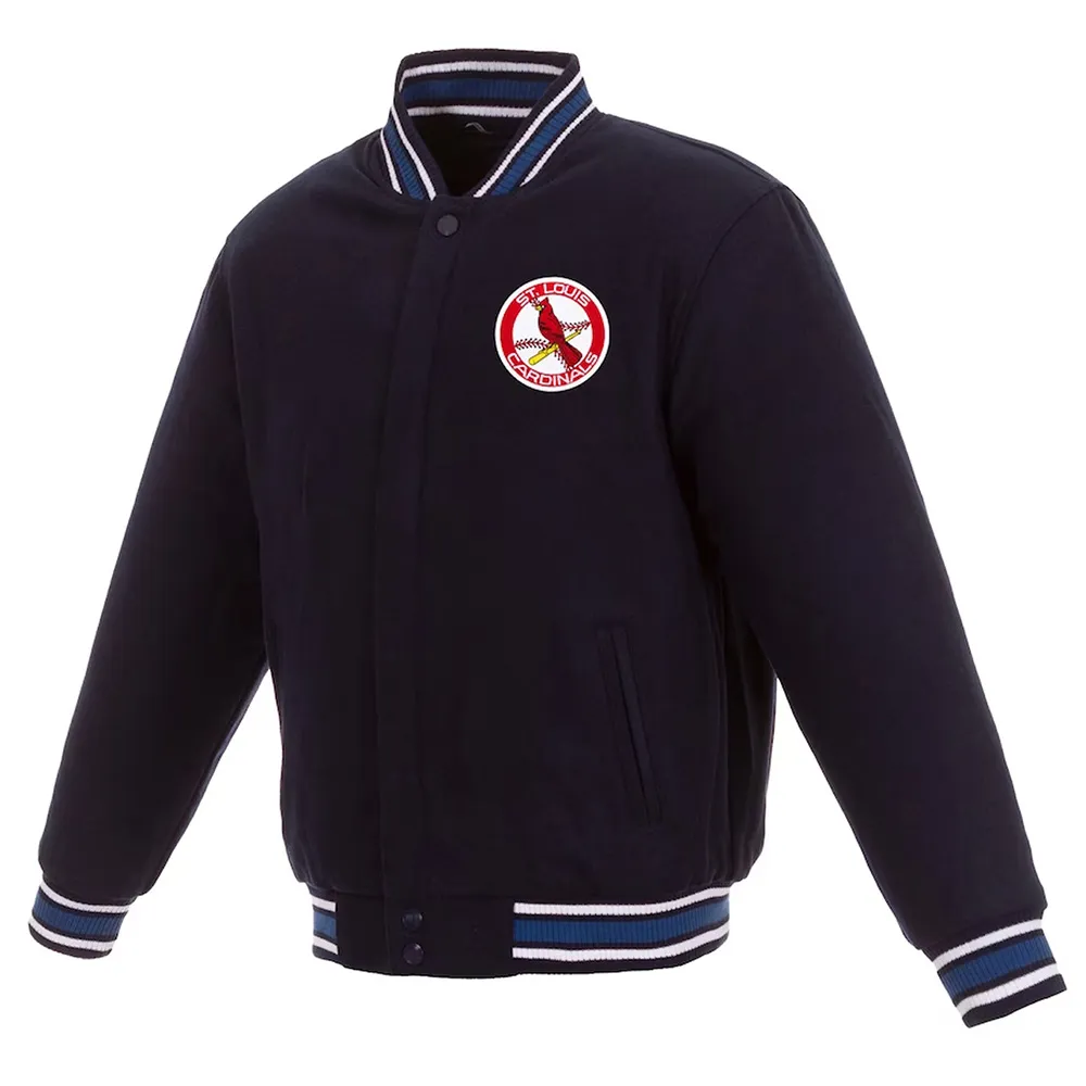 St. Louis Cardinals Navy Wool Varsity Jacket St. Louis Cardinals Navy Wool Varsity Jacket