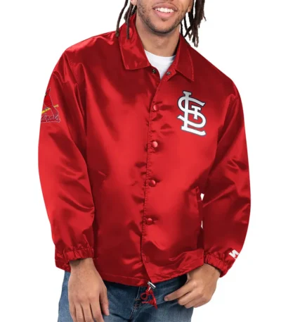 St. Louis Cardinals Option Route Coaches Jacket
