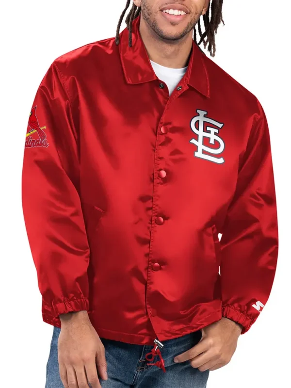 St. Louis Cardinals Option Route Coaches Jacket