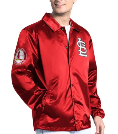 St. Louis Cardinals Point Man Coaches Red Jacket