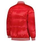 St. Louis Cardinals Puffer Red Satin Jacket