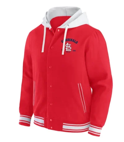 St. Louis Cardinals Red Cotton Hooded Jacket