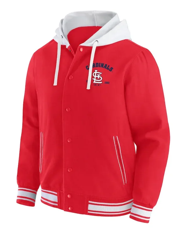 St. Louis Cardinals Red Cotton Hooded Jacket