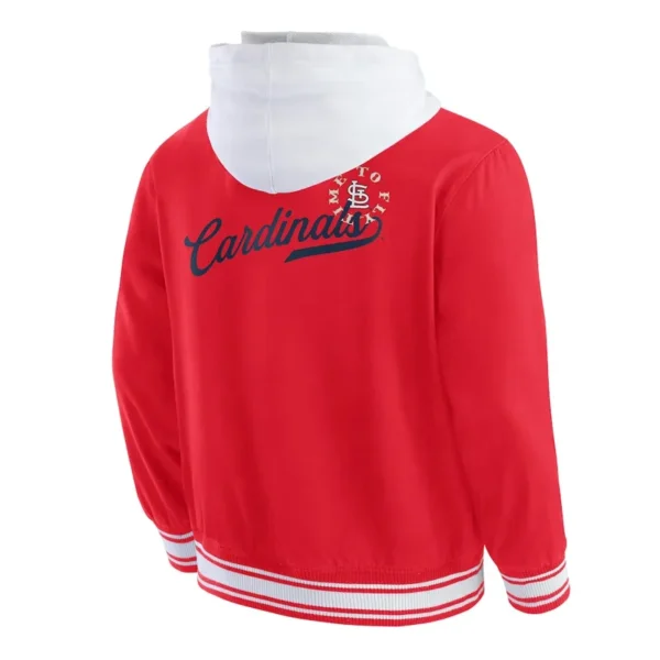 St. Louis Cardinals Red Cotton Hooded Jacket