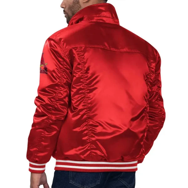 St. Louis Cardinals Red Silver Tab Trucker Jacket