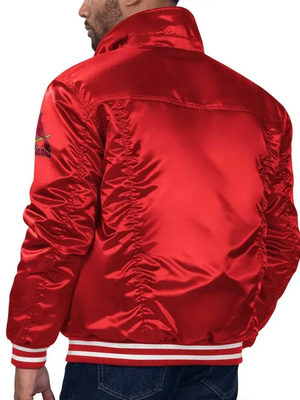St. Louis Cardinals Red Silver Tab Trucker Jacket