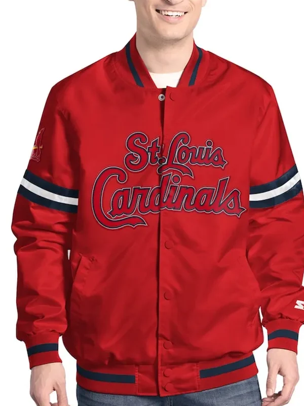 St. Louis Cardinals Scout Varsity Satin Jacket