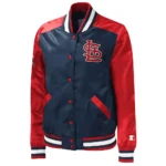 St. Louis Cardinals The Legend Navy-Red Satin Jacket