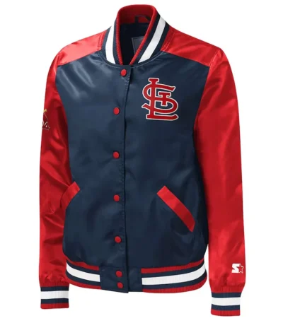 St. Louis Cardinals The Legend Navy-Red Satin Jacket