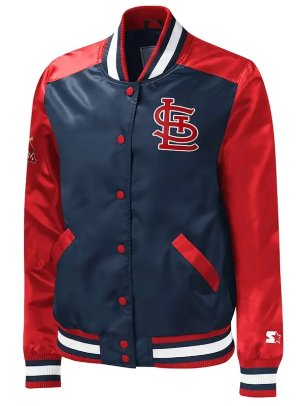 St. Louis Cardinals The Legend Navy-Red Satin Jacket