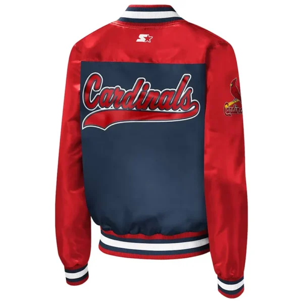 St. Louis Cardinals The Legend Navy-Red Satin Jacket