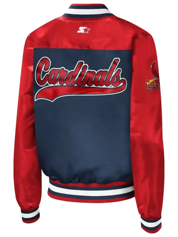 St. Louis Cardinals The Legend Navy-Red Satin Jacket