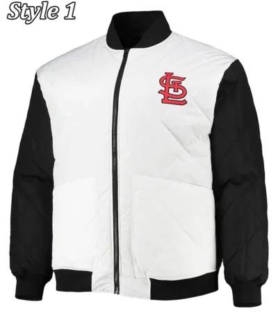 St. Louis Cardinals White-Black Jacket