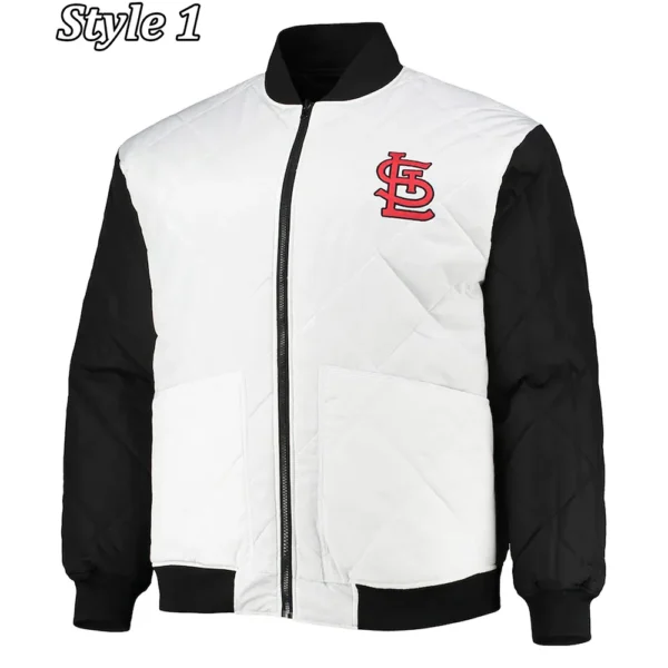 St. Louis Cardinals White-Black Jacket