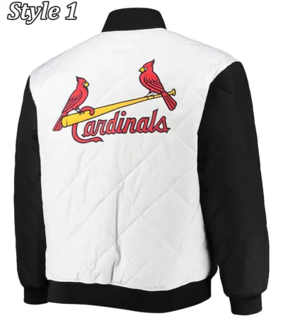 St. Louis Cardinals White-Black Jacket