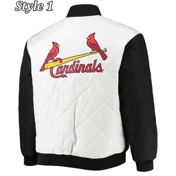St. Louis Cardinals White-Black Jacket