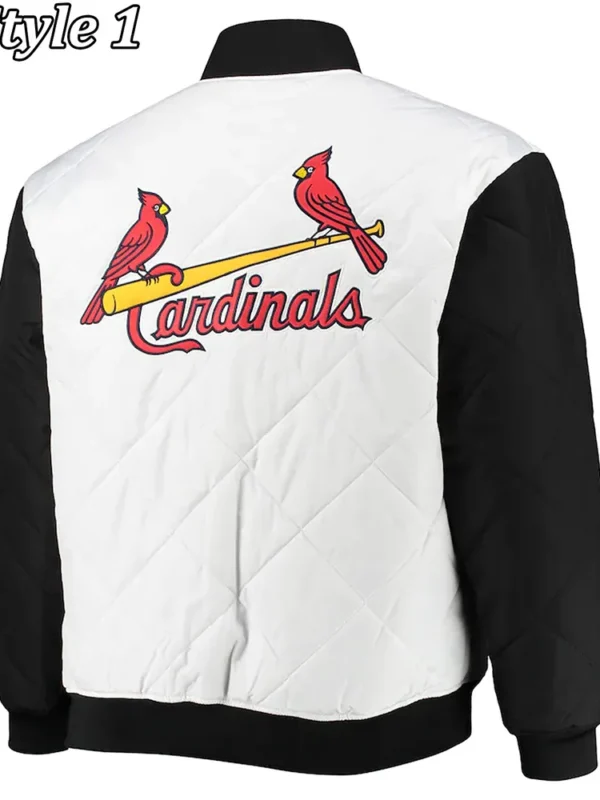 St. Louis Cardinals White-Black Jacket
