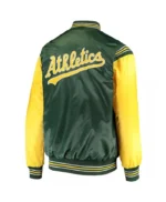 Enforce Oakland Athletics Varsity Satin Jacket