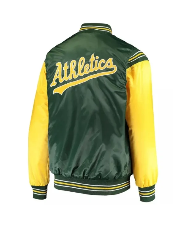 Enforce Oakland Athletics Varsity Satin Jacket