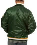 Oakland Athletics Green Varsity Satin Jacket