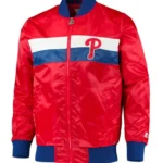 Starter Philadelphia Phillies Red Satin Jacket