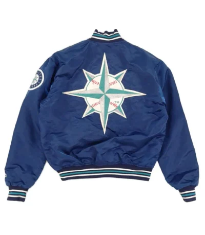 90’s Seattle Mariners Navy Bomber Jacket