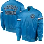 Starter T-Wolves Bomber Blue Jacket