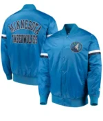 Starter T-Wolves Bomber Blue Jacket