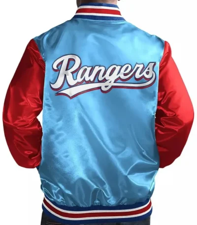 Light Blue/Red Texas Rangers Top Slugger Jacket
