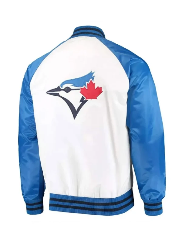 Toronto Blue Jays Clean Up Hitter White and Blue Jacket