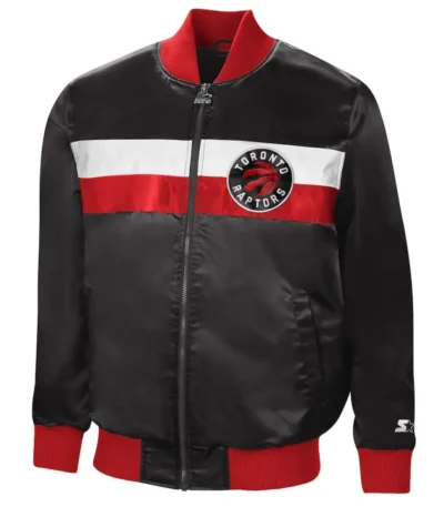 Starter Toronto Raptors Black Bomber Jacket