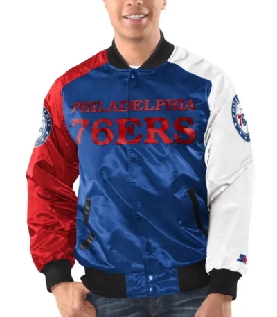 Starter Tricolor Philadelphia 76ers Jacket