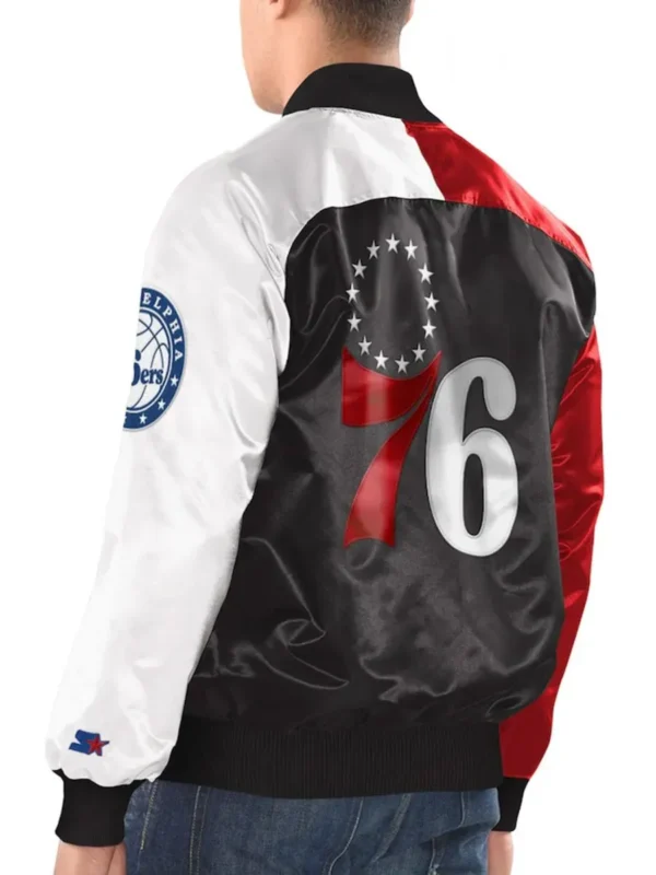 Starter Tricolor Philadelphia 76ers Jacket