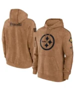Steelers Brown Pullover Hoodie