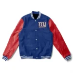 Super Bowl 4x Champions NY Giants Blue-Red Letterman Jacket
