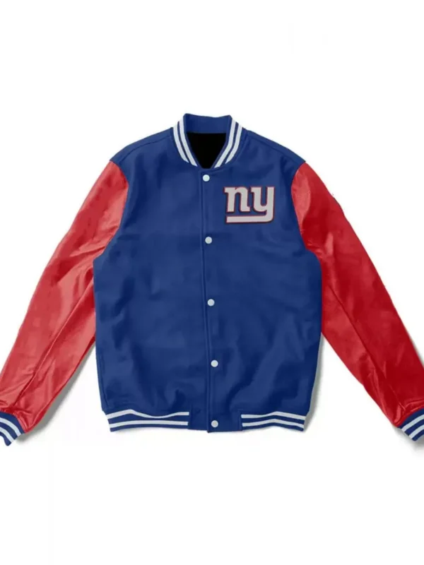 Super Bowl 4x Champions NY Giants Blue-Red Letterman Jacket