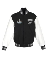 Super Bowl Champions Philadelphia Eagles Black Varsity Jacket