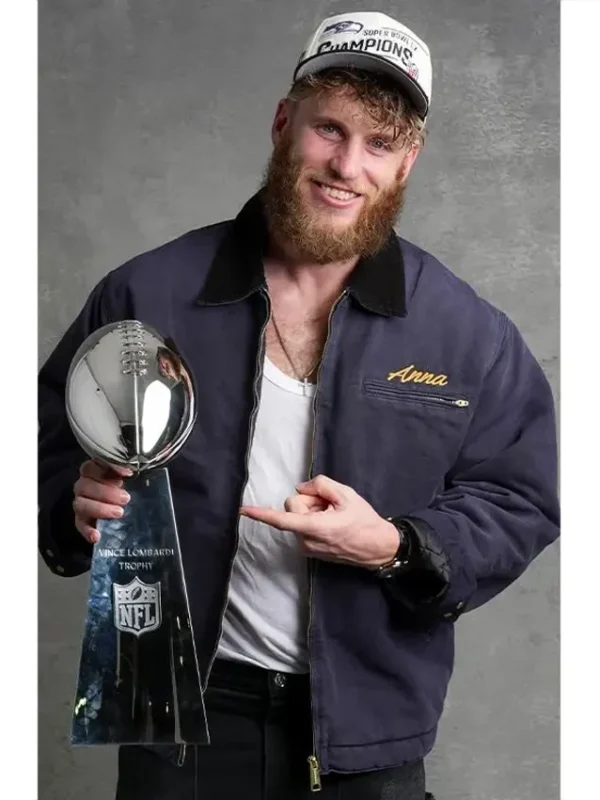 Super Bowl LX Cooper Kupp Blue Jacket