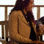 Suzette Deveraux Providence Falls S01 Fringe Leather Jacket